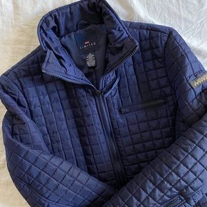 Limited navy quilted jacket